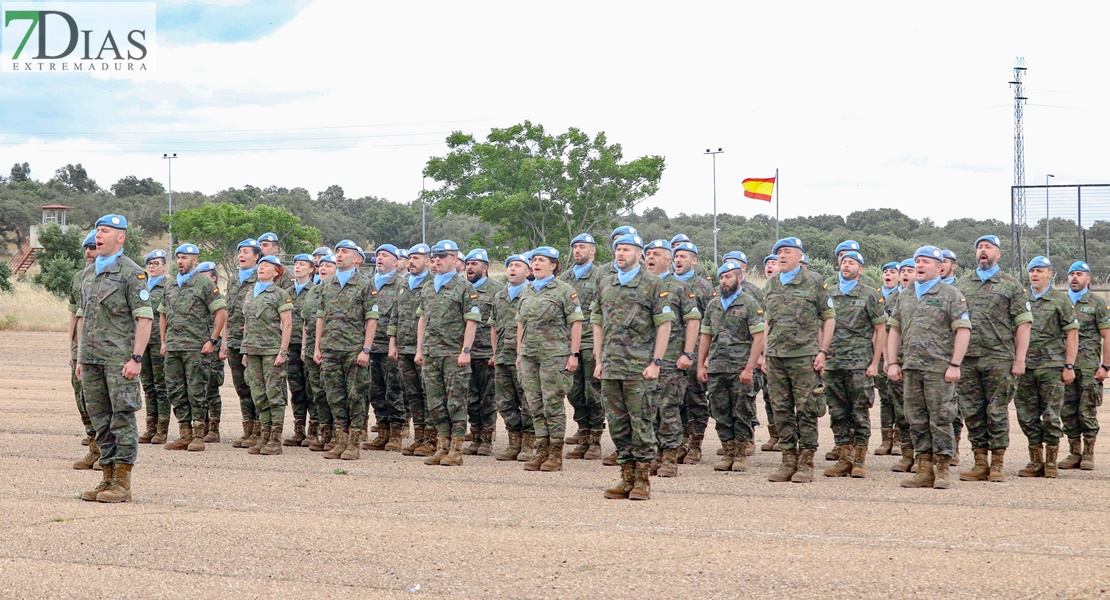 Lágrimas de alegría en Bótoa por la llegada de los militares del Líbano