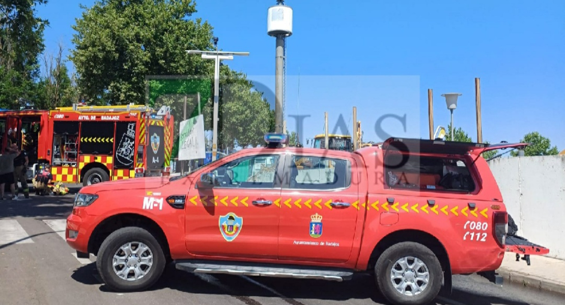 Los Bomberos intervienen en una fuga de gas en Badajoz