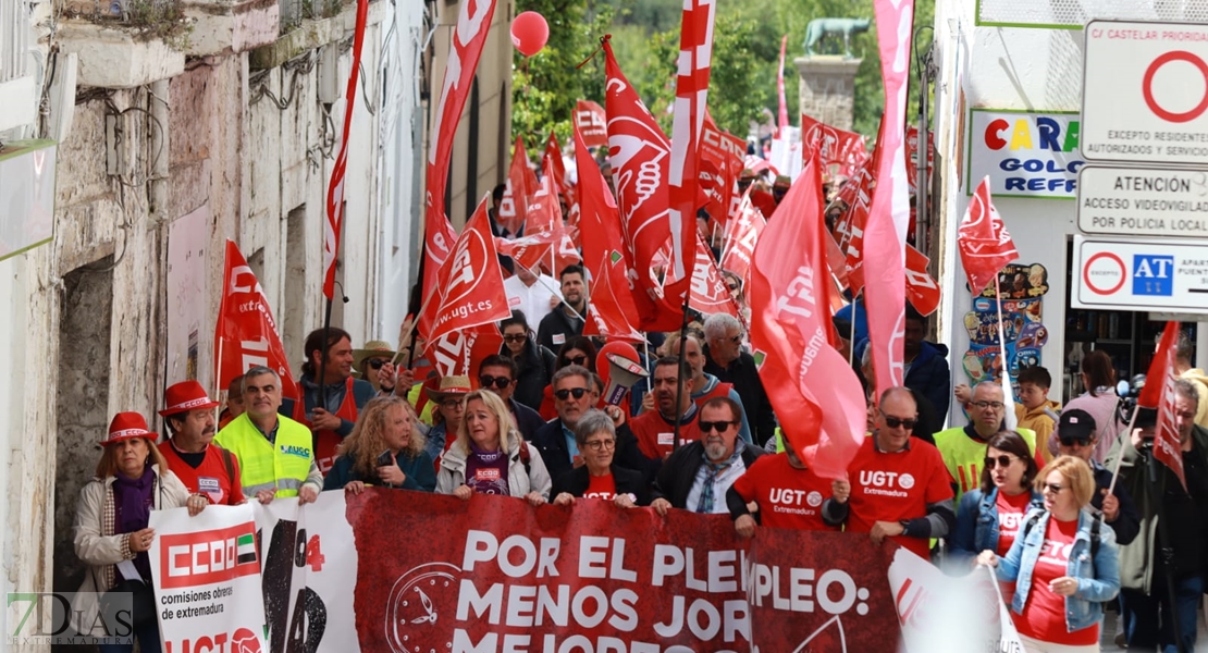 La manifestación por los derechos de los trabajadores toma las calles