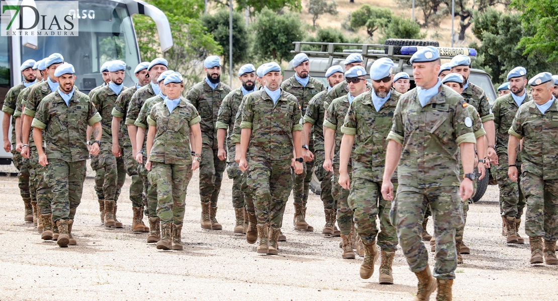 Lágrimas de alegría en Bótoa por la llegada de los militares del Líbano