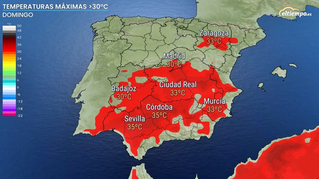 Subidón térmico este fin de semana: Extremadura alcanzará los 30ºC