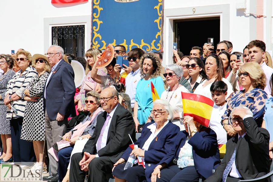 Más de 100 personas participan en la Jura de Bandera Civil de Valencia del Mombuey