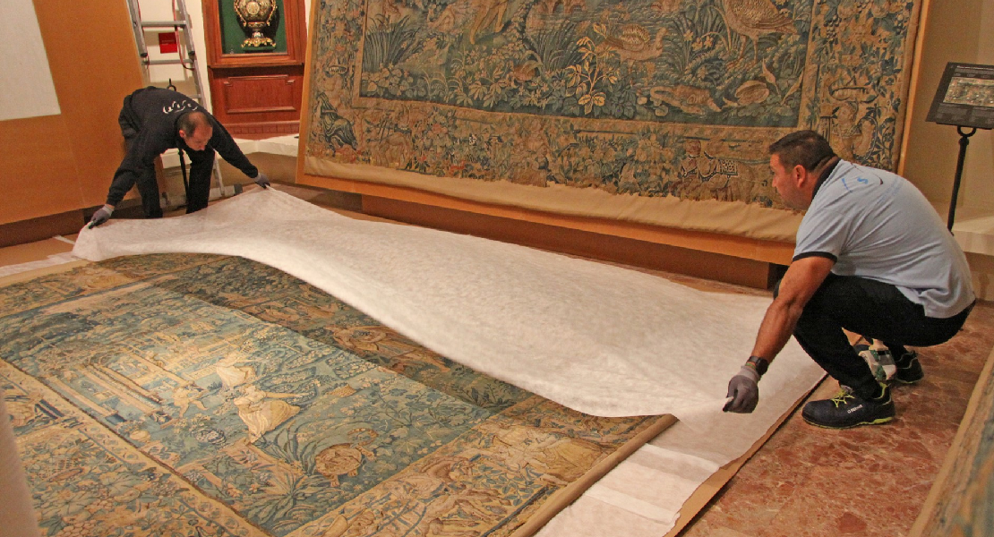 Un tapiz de la Catedral de Badajoz formará parte de las Edades del Hombre