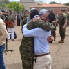 Emoción en la llegada del segundo contingente de militares extremeños a Bótoa