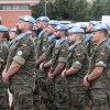 Lágrimas de alegría en Bótoa por la llegada de los militares del Líbano