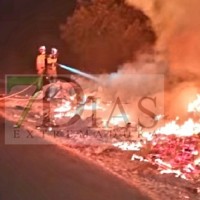 Nuevo incendio en un punto limpio en Badajoz