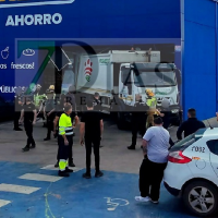 Se empotra contra un supermercado en Villafranca de Los Barros (BA)