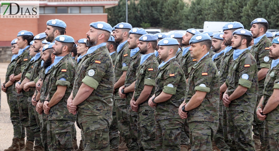 Lágrimas de alegría en Bótoa por la llegada de los militares del Líbano