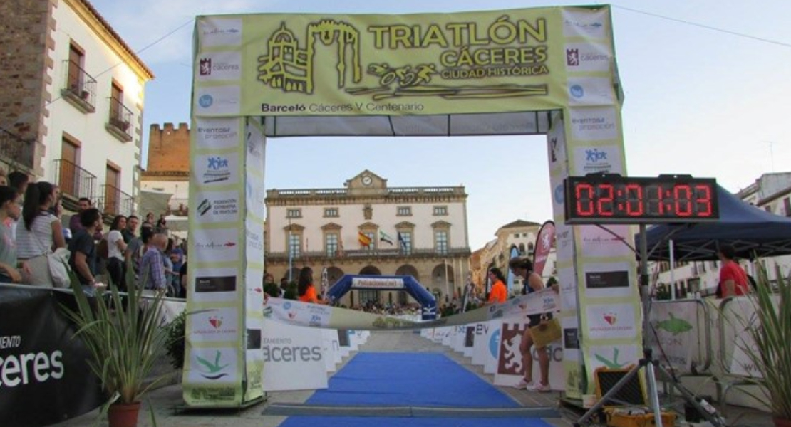 Abren las inscripciones para el VI Triatlón Cáceres Ciudad Histórica