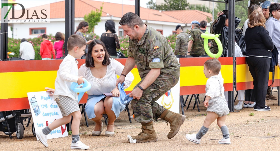 Lágrimas de alegría en Bótoa por la llegada de los militares del Líbano