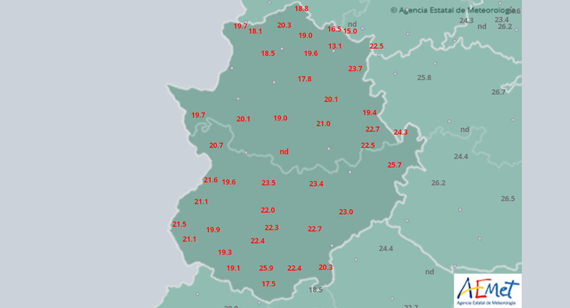 Cinco pueblos de Badajoz entre los más lluviosos del miércoles