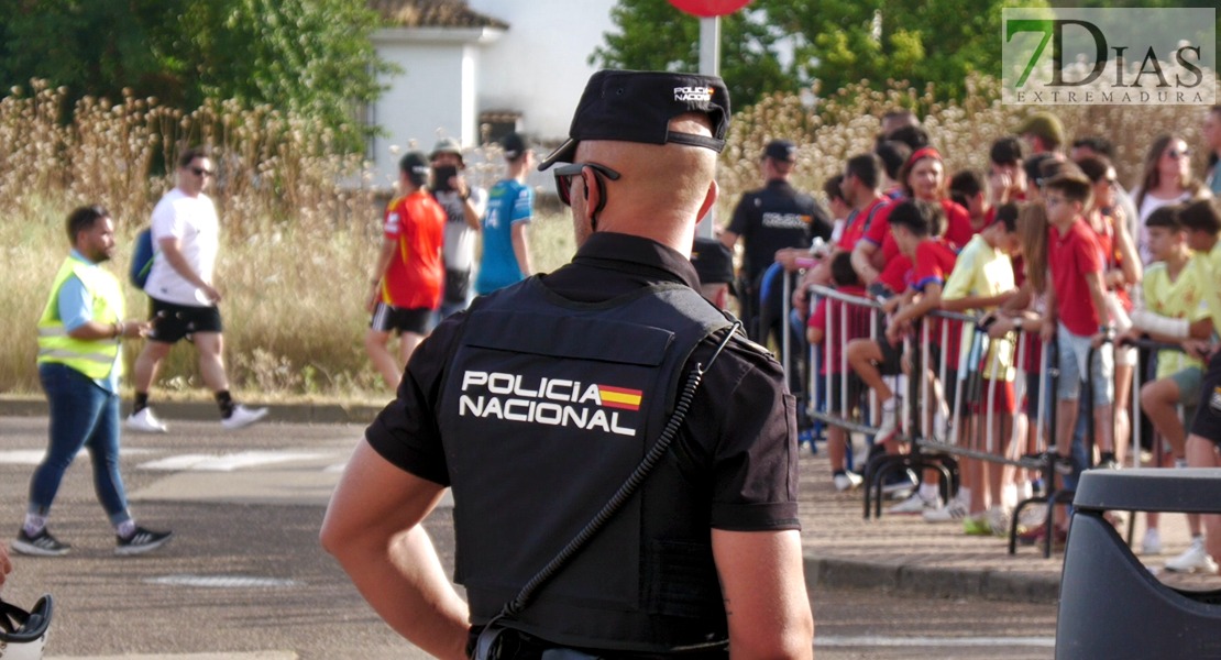 Detenida durante el partido de la selección española en Badajoz