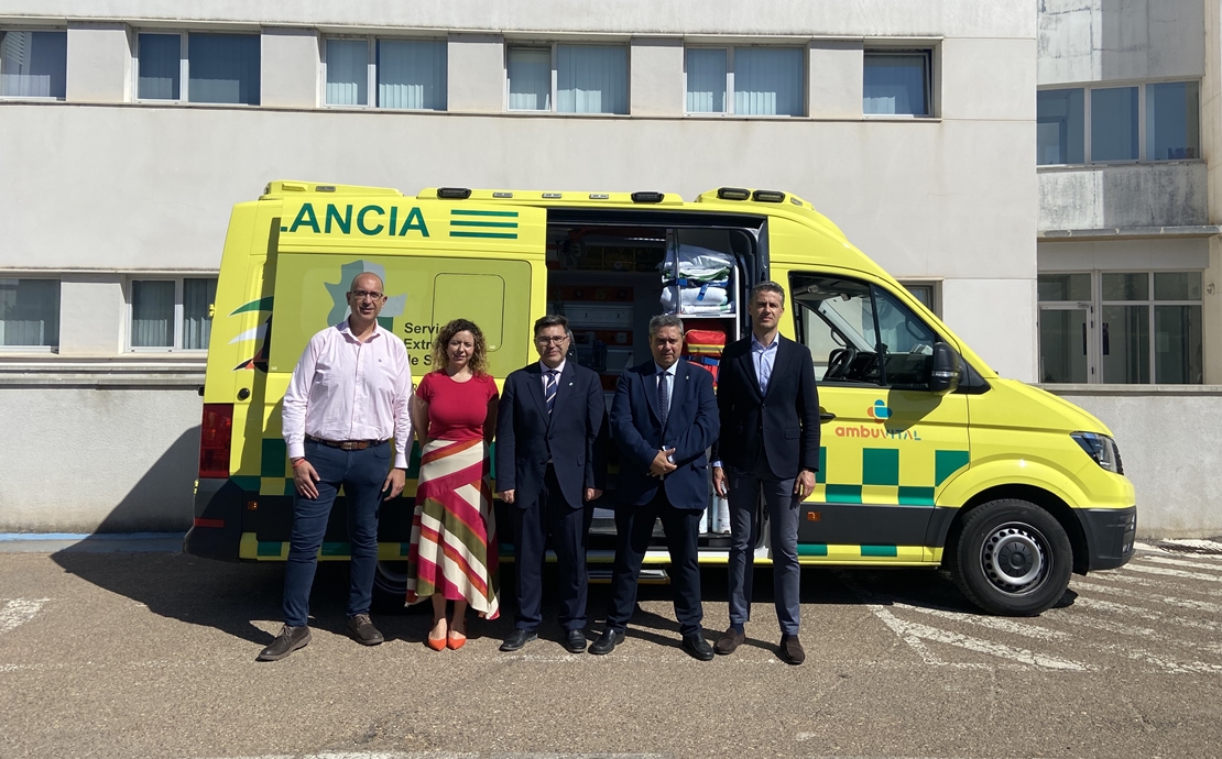 Nuevas ambulancias de Soporte Vital Básico para Extremadura