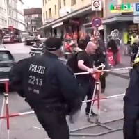 Abatido a tiros un hombre con un hacha y un cóctel molotov en la Eurocopa