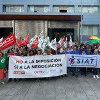 Manifestación en Badajoz ante la Agencia Tributaria: podría haber una gran huelga en julio