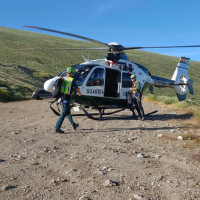 Continúa la búsqueda del montañero desaparecido en la sierra de Béjar