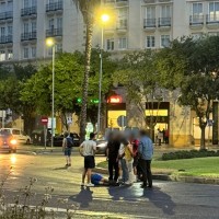 Socorren a un motorista tras un accidente en Valdepasillas (Badajoz)