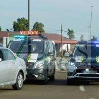 Herido un ciclista tras un accidente en la N-523 (BA)