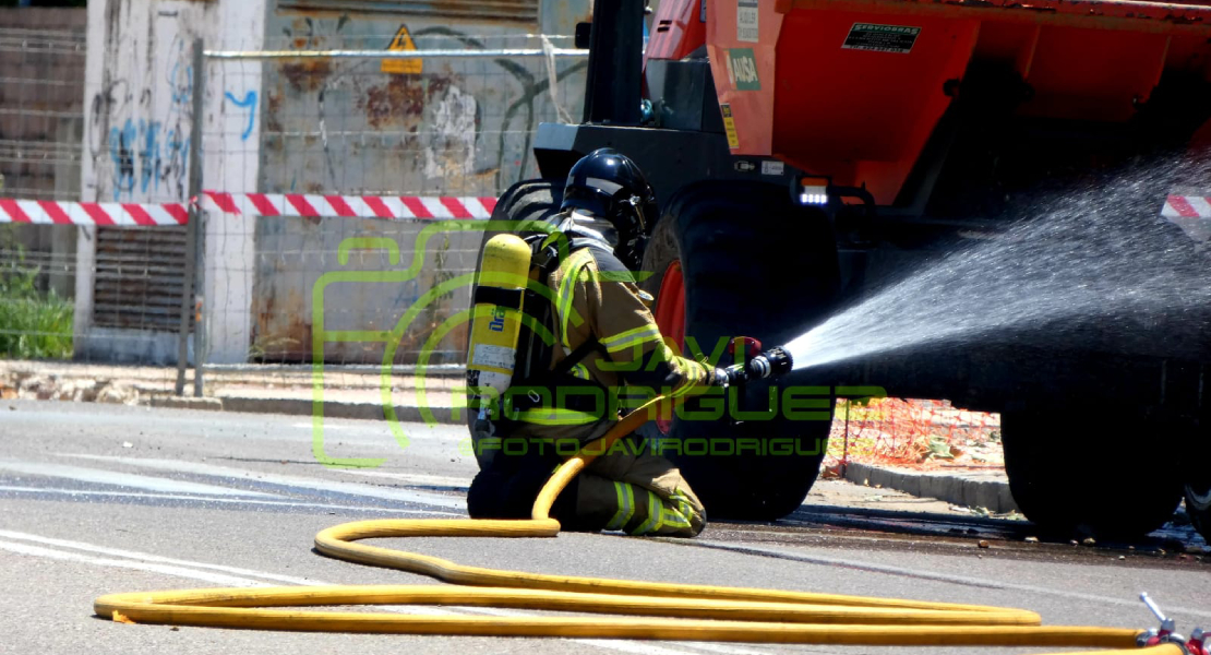 Una rotura en una tubería de gas alerta a los vecinos de San Roque