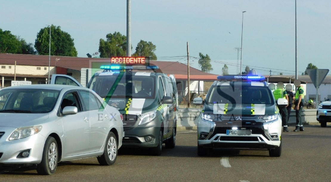 Herido un ciclista tras un accidente en la N-523 (BA)