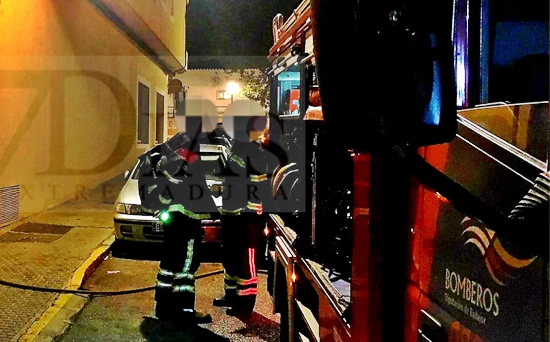 Varios afectados en un incendio esta madrugada en la Zarza