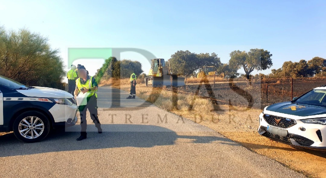 Extinguido el incendio forestal de Burguillos del Cerro