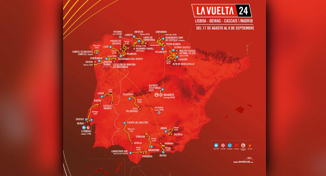 La Vuelta Ciclista a España pasará por 21 municipios extremeños