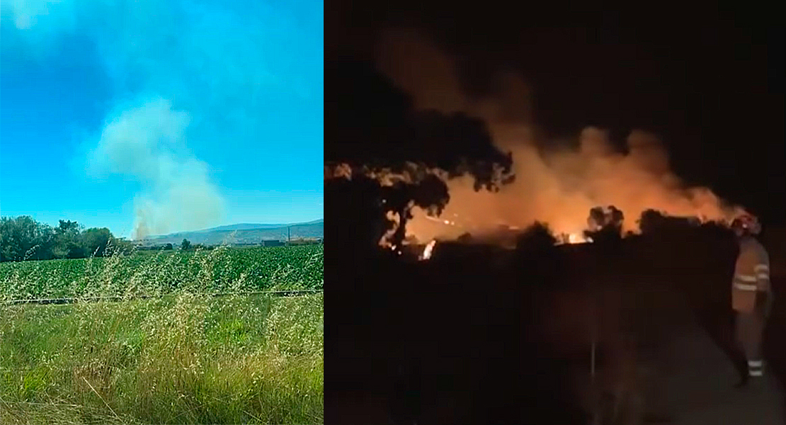 El fuego arrasa otras 1.270 hectáreas en Extremadura