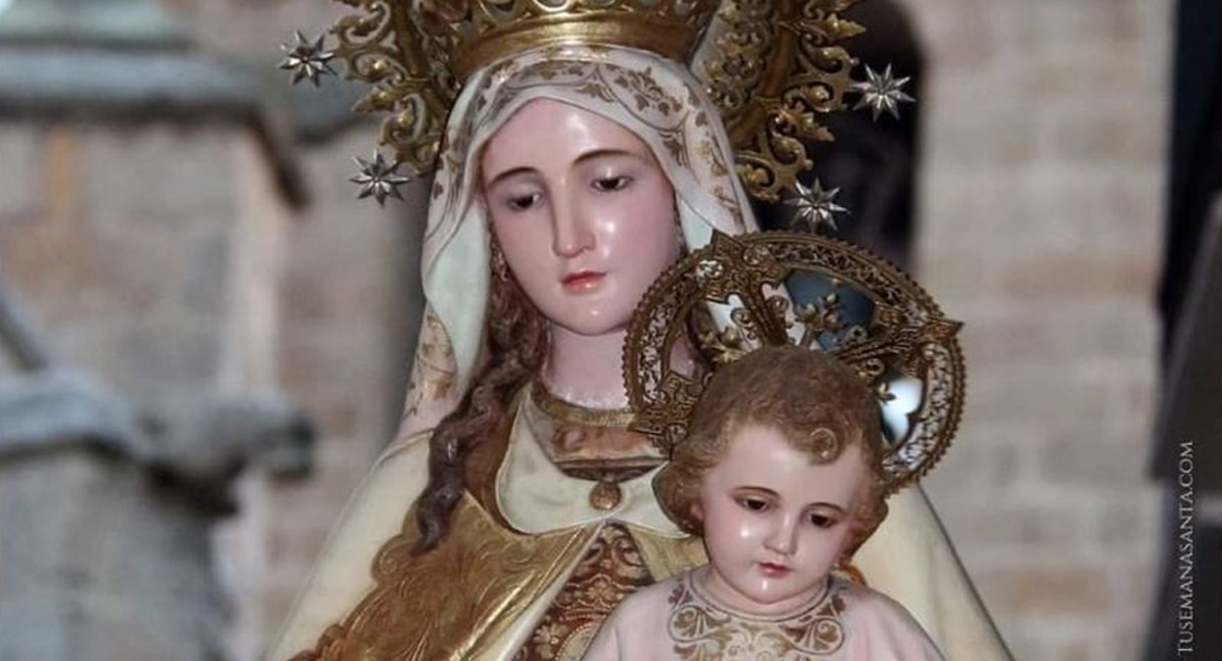 La imagen de la Virgen del Carmen volverá a procesionar en Cáceres