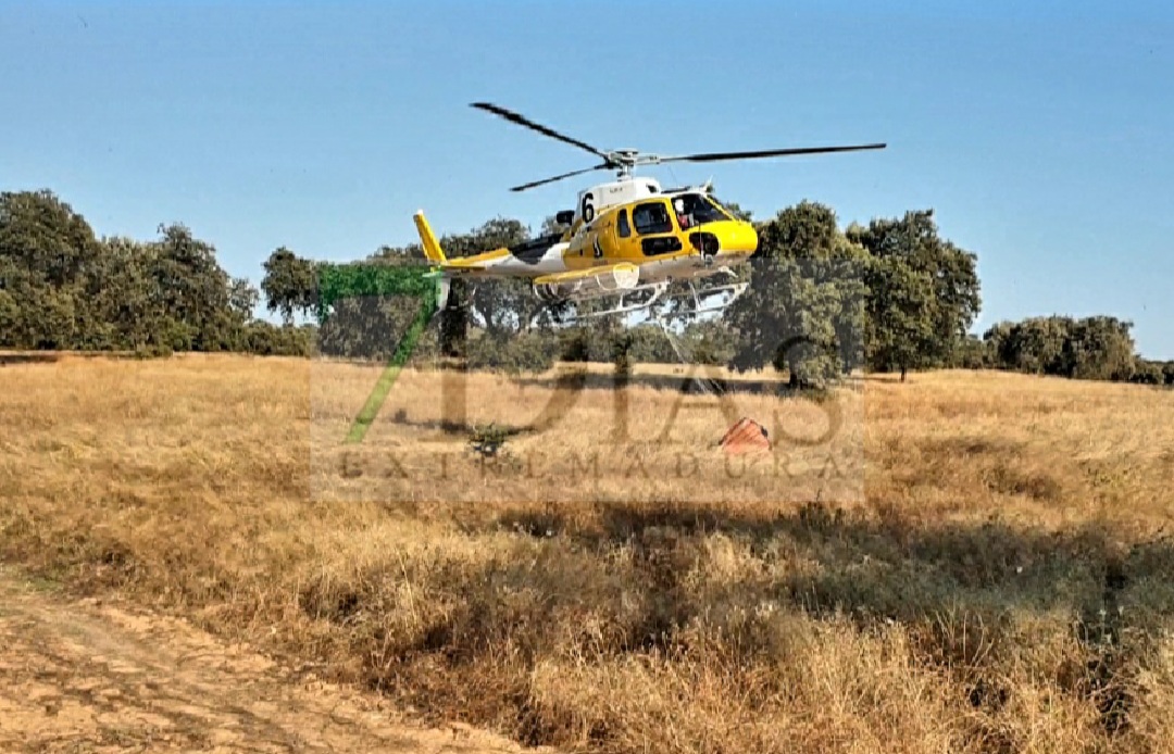 Incendio a las afueras de Badajoz este martes: "Hemos pasado mucho miedo"