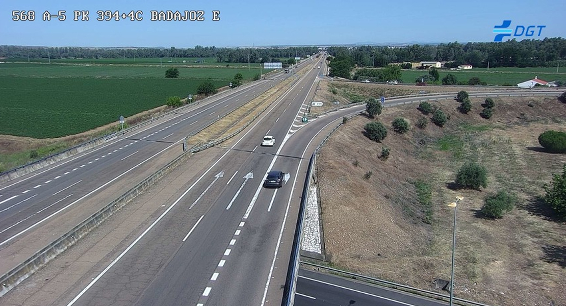 Obras en la A-5 en Badajoz: ¿dónde y hasta cuándo estará cortada?