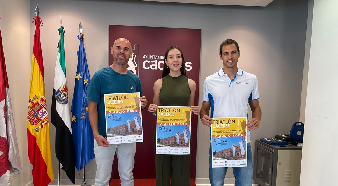 Los mejores triatletas nacionales se darán cita en Cáceres