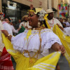 Las calles de Badajoz rebosan de alegría y color en el desfile del Festival Folklórico de Extremadura