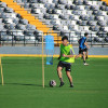 Imágenes del primer entrenamiento del CD Badajoz y entrevista a Álex Herrera