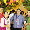 Fiesta para dar la bienvenida a los países participantes en el Festival Folklórico de Extremadura