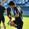 Imágenes del primer entrenamiento del CD Badajoz y entrevista a Álex Herrera