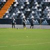 Imágenes del primer entrenamiento del CD Badajoz y entrevista a Álex Herrera