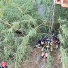 Así ha sido la intervención de los bomberos en el Puente Real