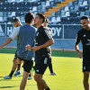 Imágenes del primer entrenamiento del CD Badajoz y entrevista a Álex Herrera