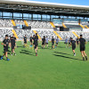 Imágenes del primer entrenamiento del CD Badajoz y entrevista a Álex Herrera