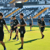 Imágenes del primer entrenamiento del CD Badajoz y entrevista a Álex Herrera