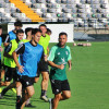 Imágenes del primer entrenamiento del CD Badajoz y entrevista a Álex Herrera