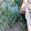 Así ha sido la intervención de los bomberos en el Puente Real