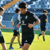 Imágenes del primer entrenamiento del CD Badajoz y entrevista a Álex Herrera