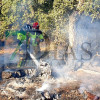 Incendio a las afueras de Badajoz este martes: "Hemos pasado mucho miedo"