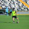 Imágenes del primer entrenamiento del CD Badajoz y entrevista a Álex Herrera