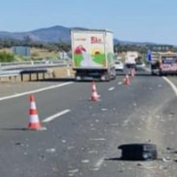 Varios heridos en estado grave tras un accidente en la A-66 en la provincia de Cáceres