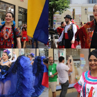 El folklore internacional toma las calles del Casco Antiguo de Badajoz