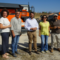 Diputación pone en marcha la planta de tratamiento de residuos de construcción en San Vicente de Alcántara