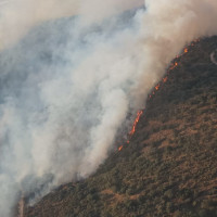 Desactivado el nivel 1 de peligrosidad en el incendio de Puebla del Maestre